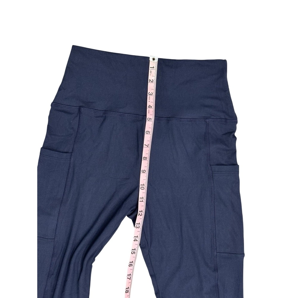Set Of 2 NEW High Rise Woman Legging Blue & Black Size S/M - Picture 13 of 14